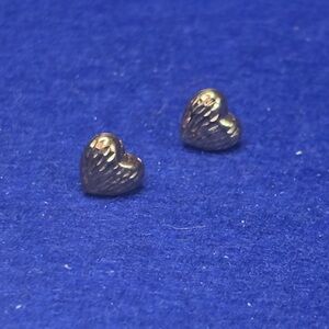 14K Gold Heart Stud Earrings Hudson Bay